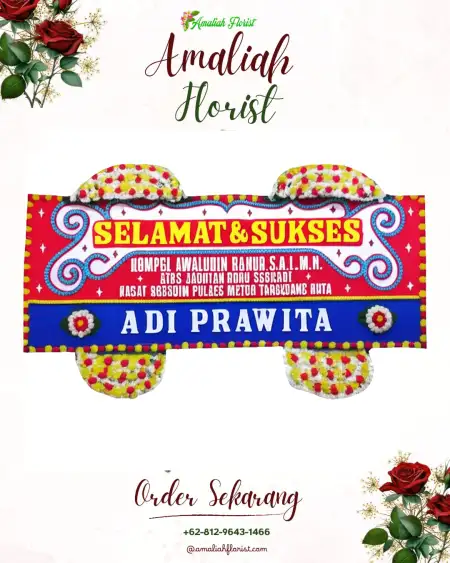 Papan Bunga Ucapan Selamat Tingal